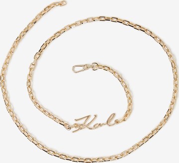 Karl Lagerfeld Riem in Goud: voorkant