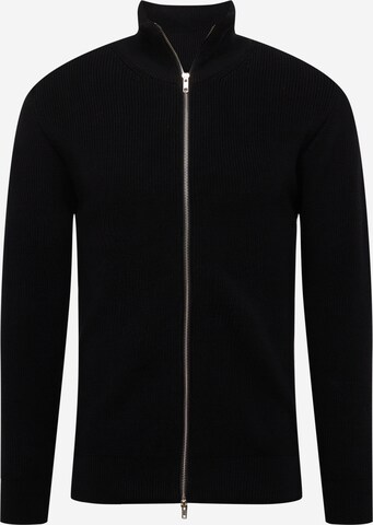 Clean Cut Copenhagen Knit Cardigan 'Mario' in Black: front