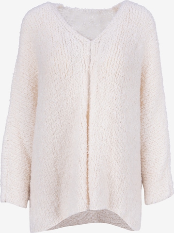 Seasons of April Knit Cardigan in Beige: front