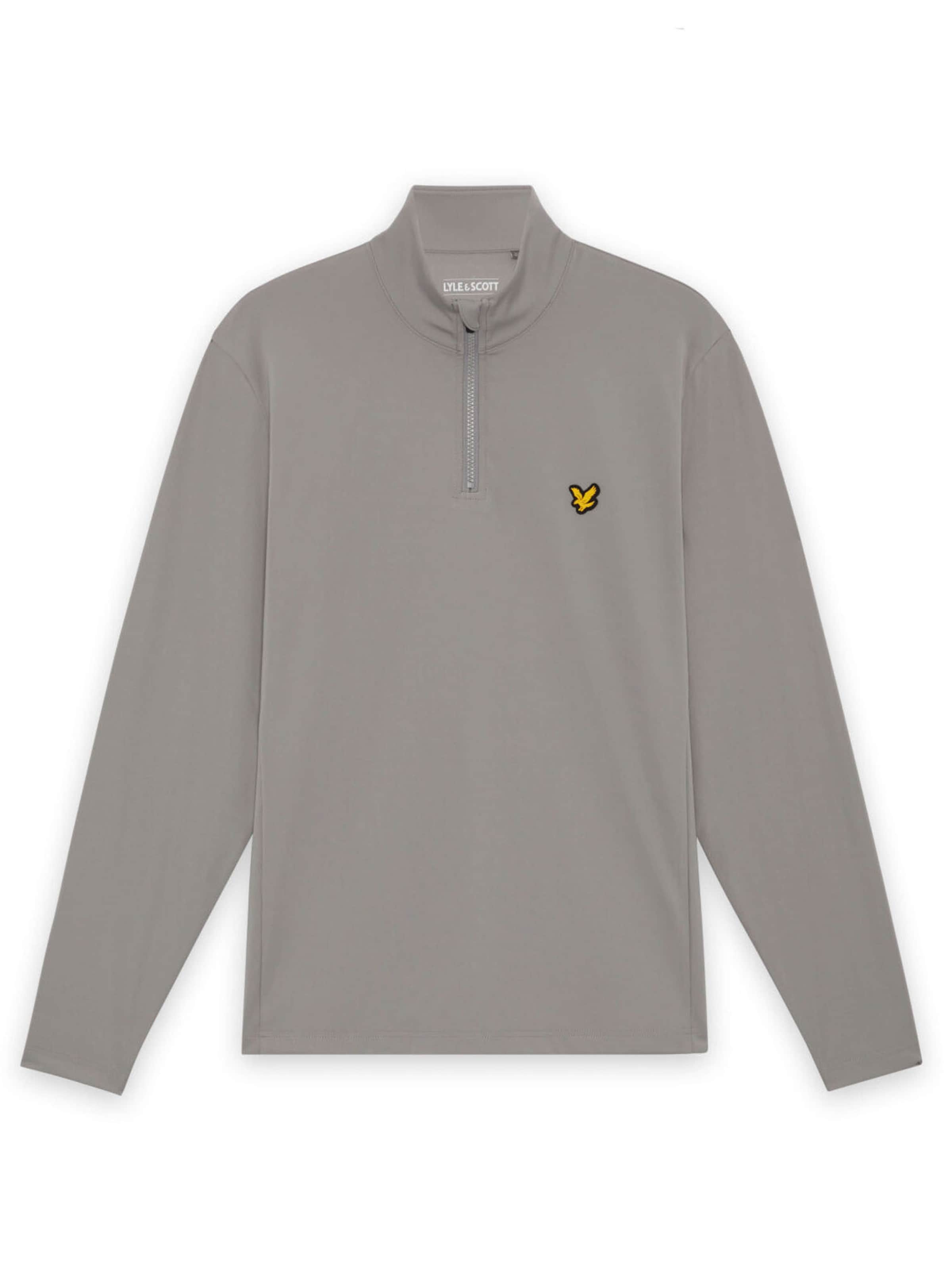 Lyle & Scott Sportsweatshirt in Grijs: voorkant