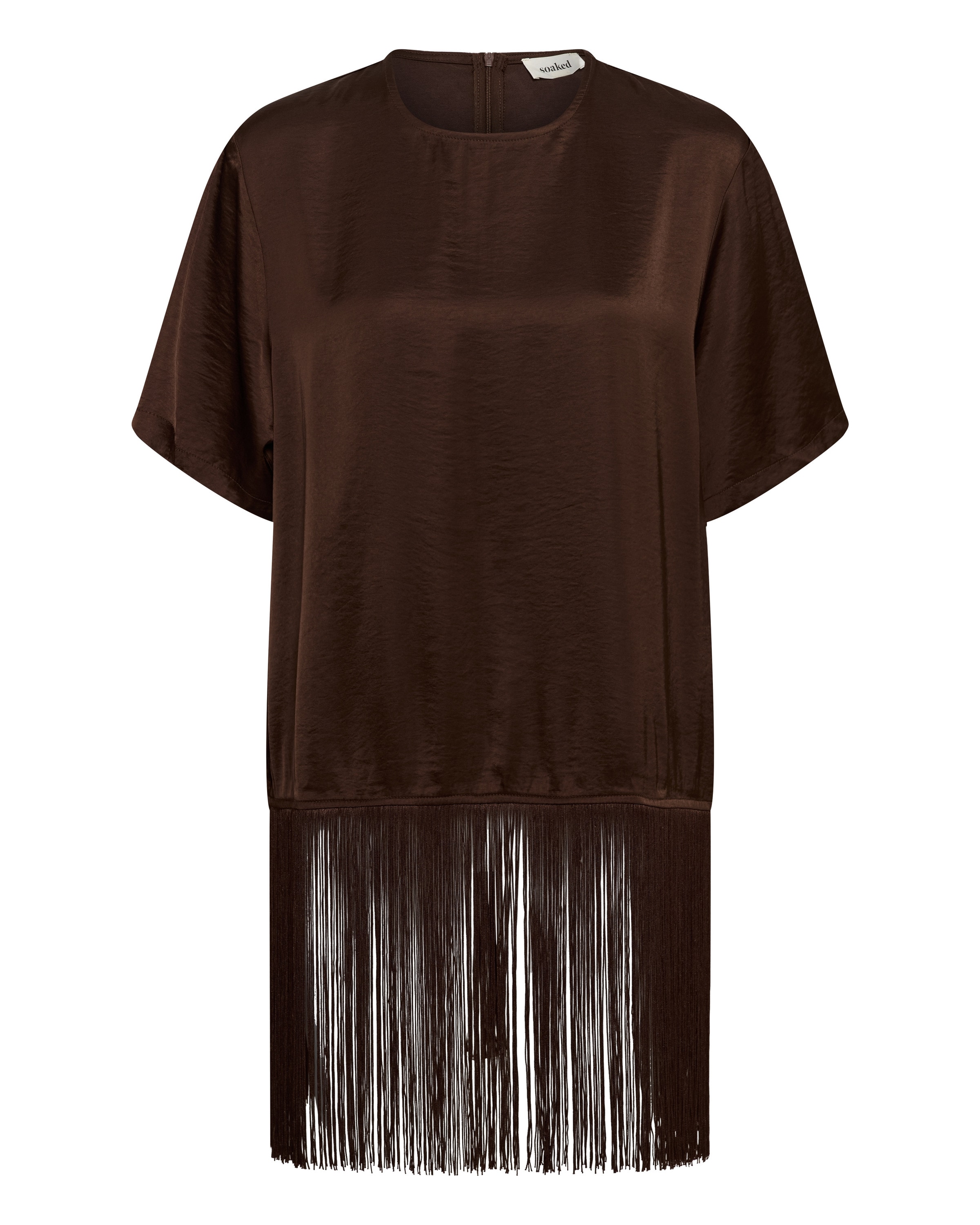 T-shirt 'Verona' SOAKED IN LUXURY en marron : devant