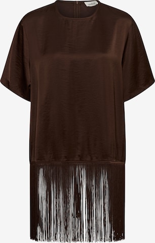 T-shirt 'Verona' SOAKED IN LUXURY en marron : devant