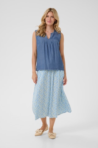 Cream Blouse in Blauw