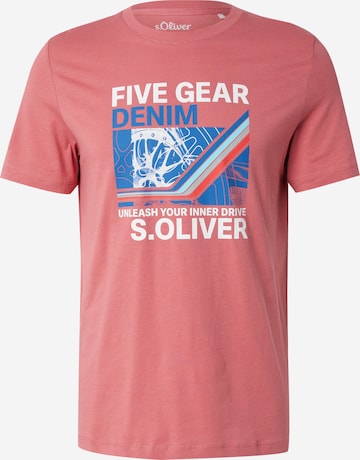 T-Shirt s.Oliver en rouge : devant