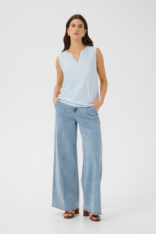 Chemisier 'CRLori' Cream en bleu