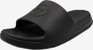 Sergio Tacchini Badeschuh ' CUP SLIDE ' in Schwarz: Vorderseite