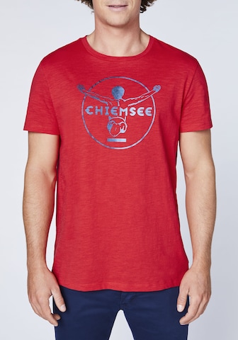 Coupe regular T-Shirt CHIEMSEE en rouge