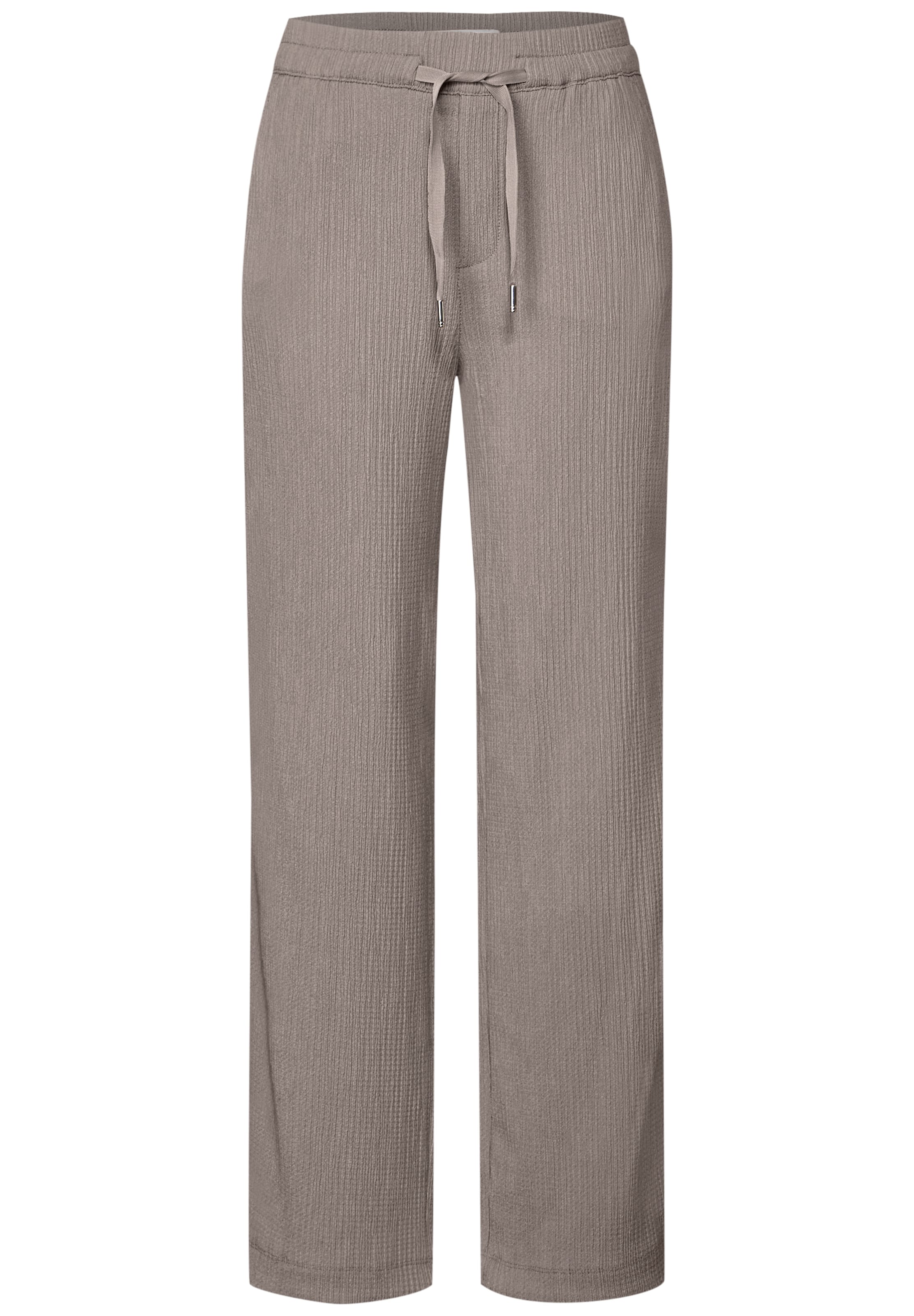 STREET ONE Loose fit Trousers in Grey: front