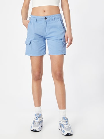 Regular Pantalon cargo Urban Classics en bleu : devant