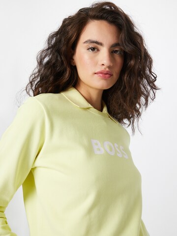 BOSS Sweatshirt 'Ela' in Gelb