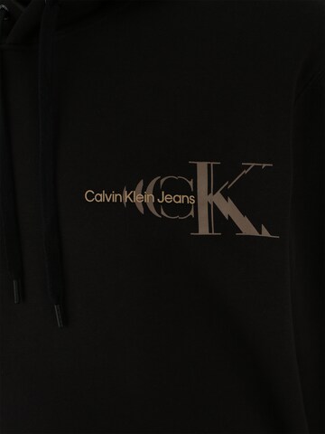 Felpa di Calvin Klein Jeans Plus in nero