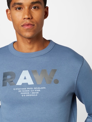 G-Star RAW Sweatshirt in Blauw