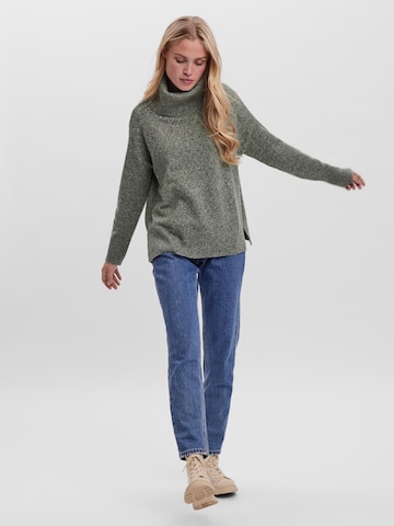 VERO MODA Sweter 'Doffy' w kolorze zielony