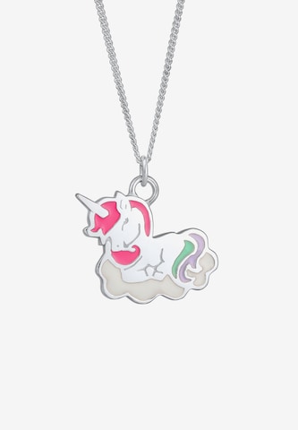 ELLI Ketting 'Einhorn' in Zilver