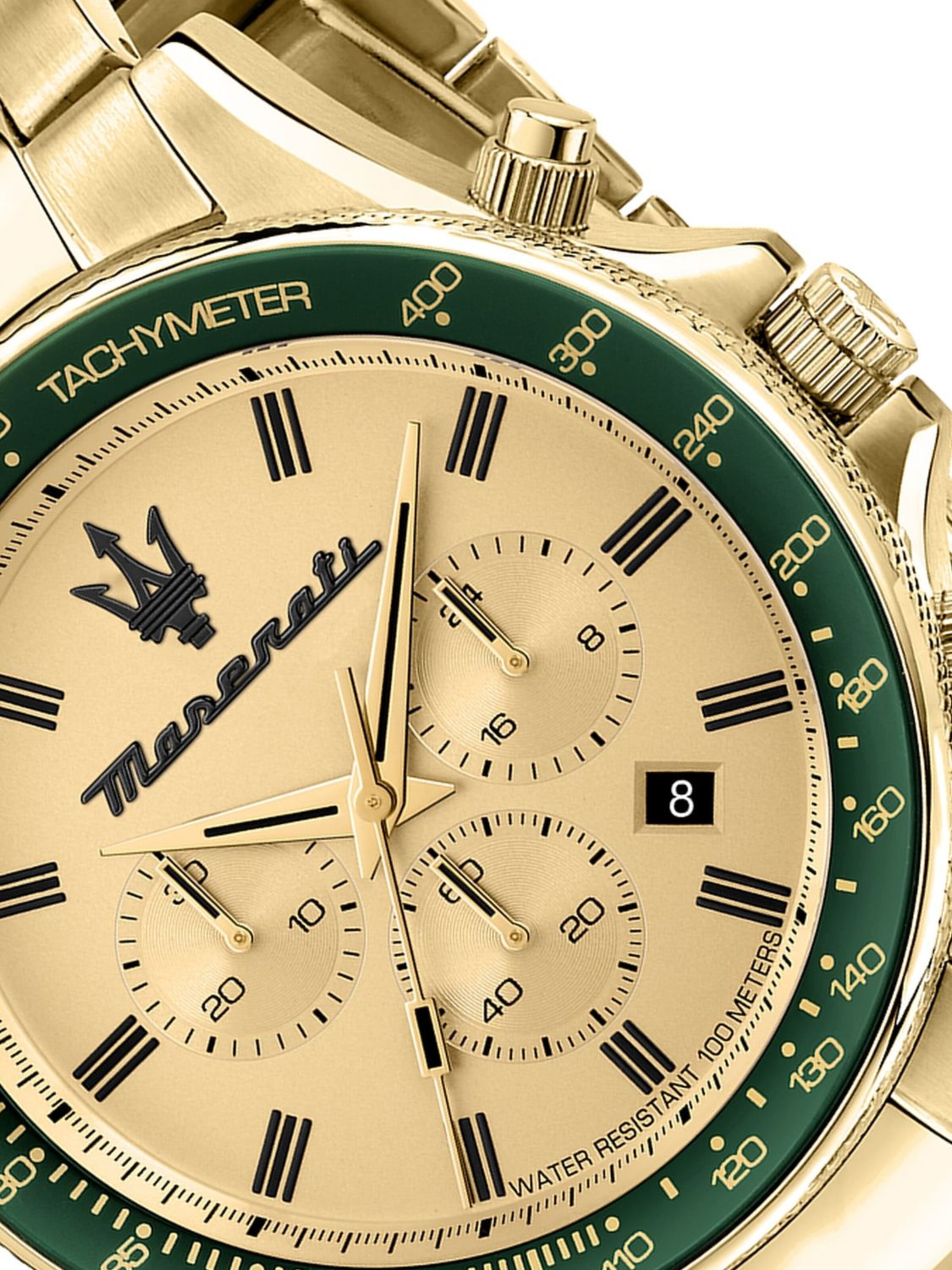 Maserati Analoog horloge in Goud