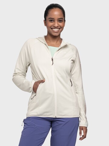 Veste en polaire fonctionnelle ' Hiking Fleece Hoody Style Cascata WMS ' Schöffel en beige : devant