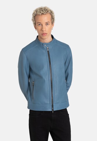 Werner Christ Between-Season Jacket 'Toto' in Blue: front