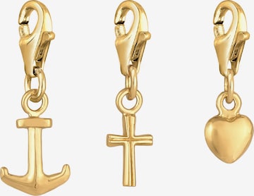 Nenalina Charm Anker, Herz, Kreuz in Gold