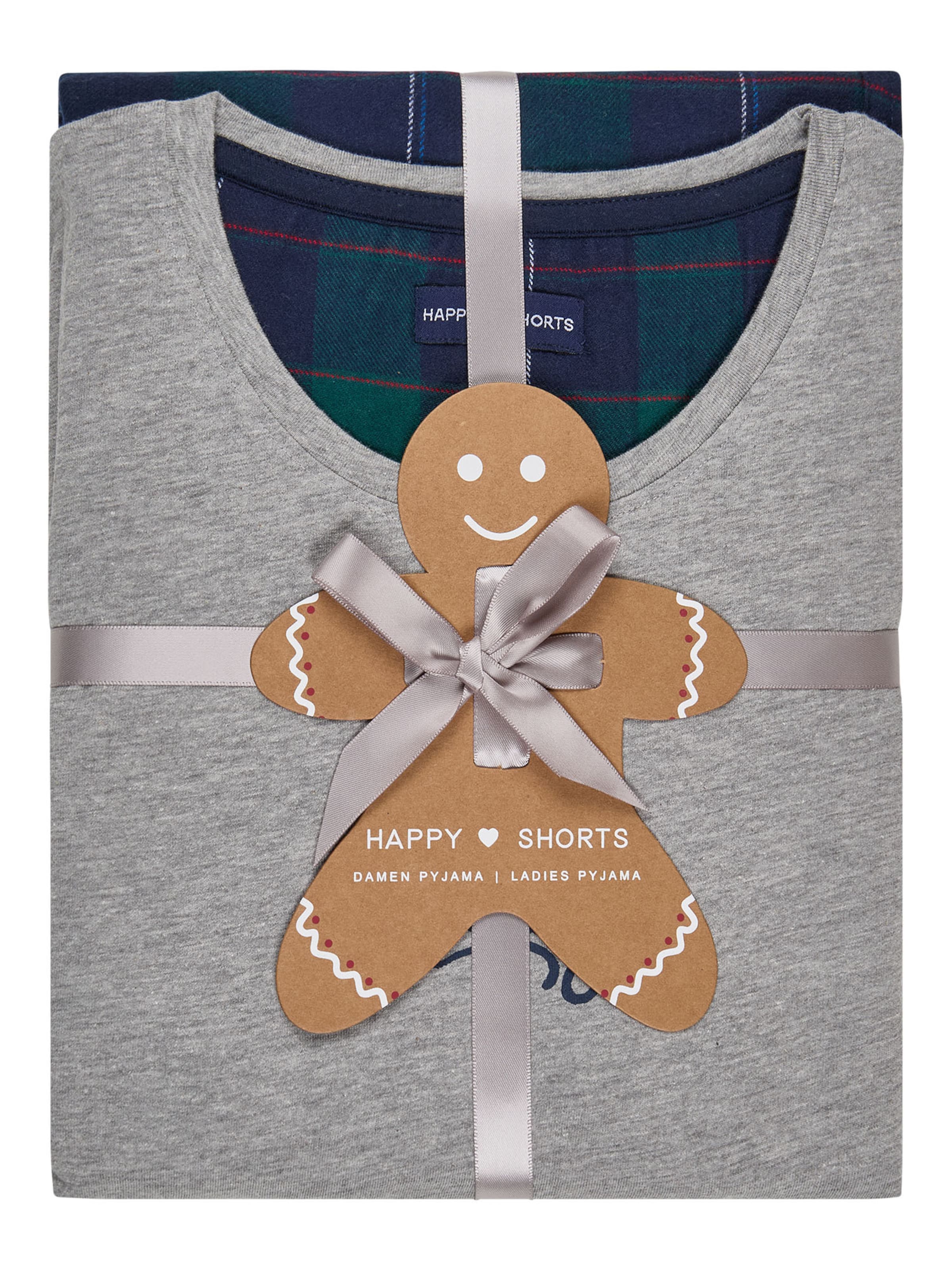 Pyjama 'Christmas' Happy Shorts en bleu