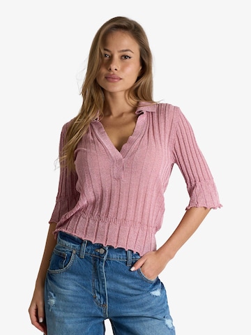 Maglietta di AKEP in rosa: frontale