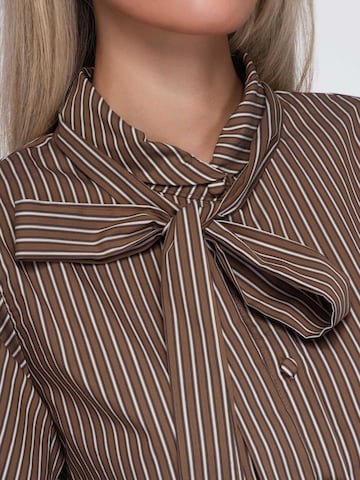 Ombre Blouse in Brown