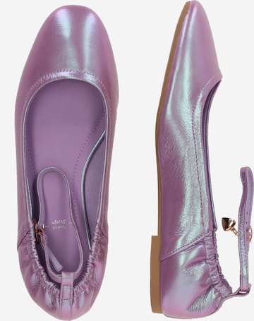 Bata Ballet Flats in Purple