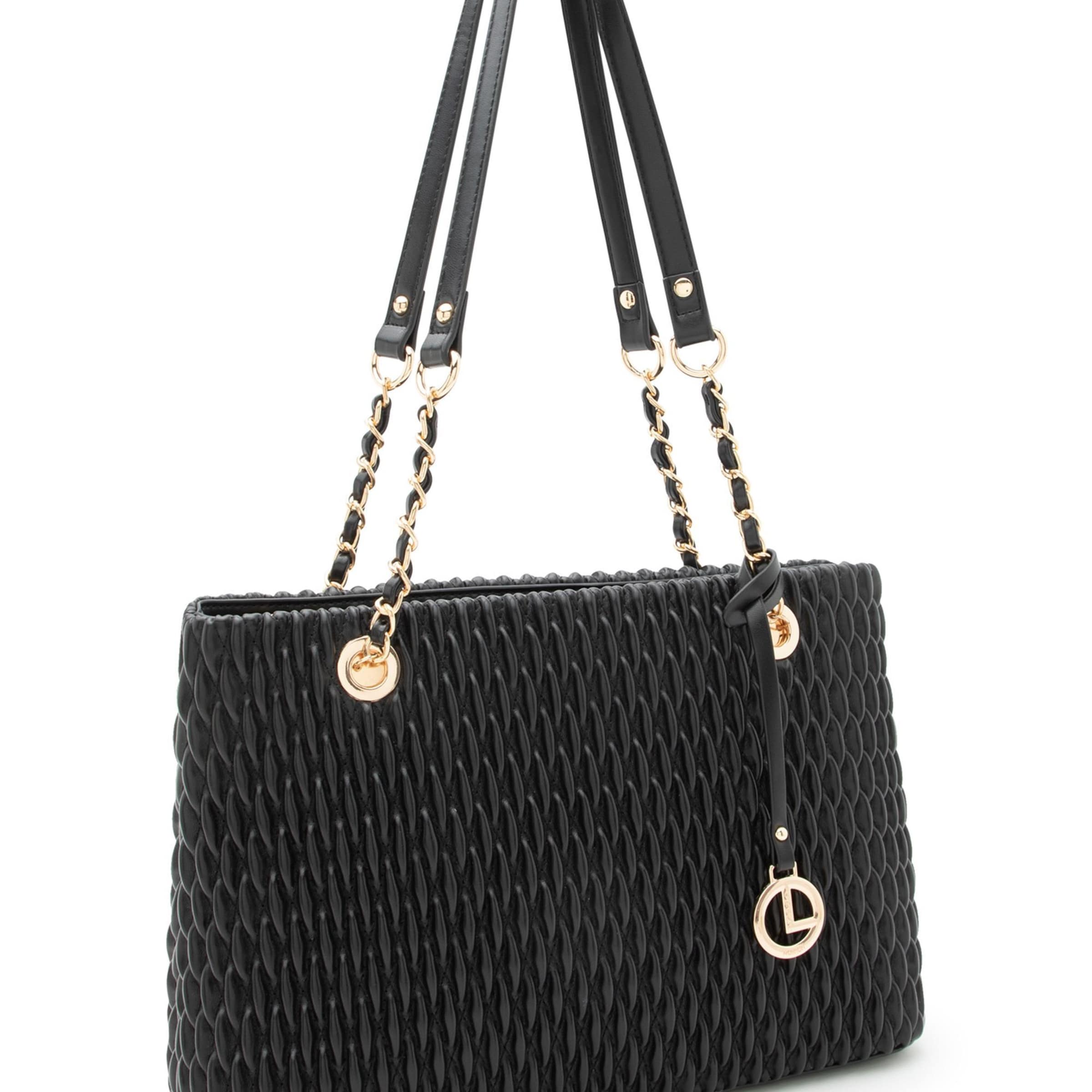 Borsa a spalla 'Roxanne' di L.CREDI in nero