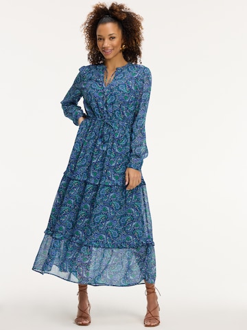 Robe-chemise Shiwi en bleu : devant