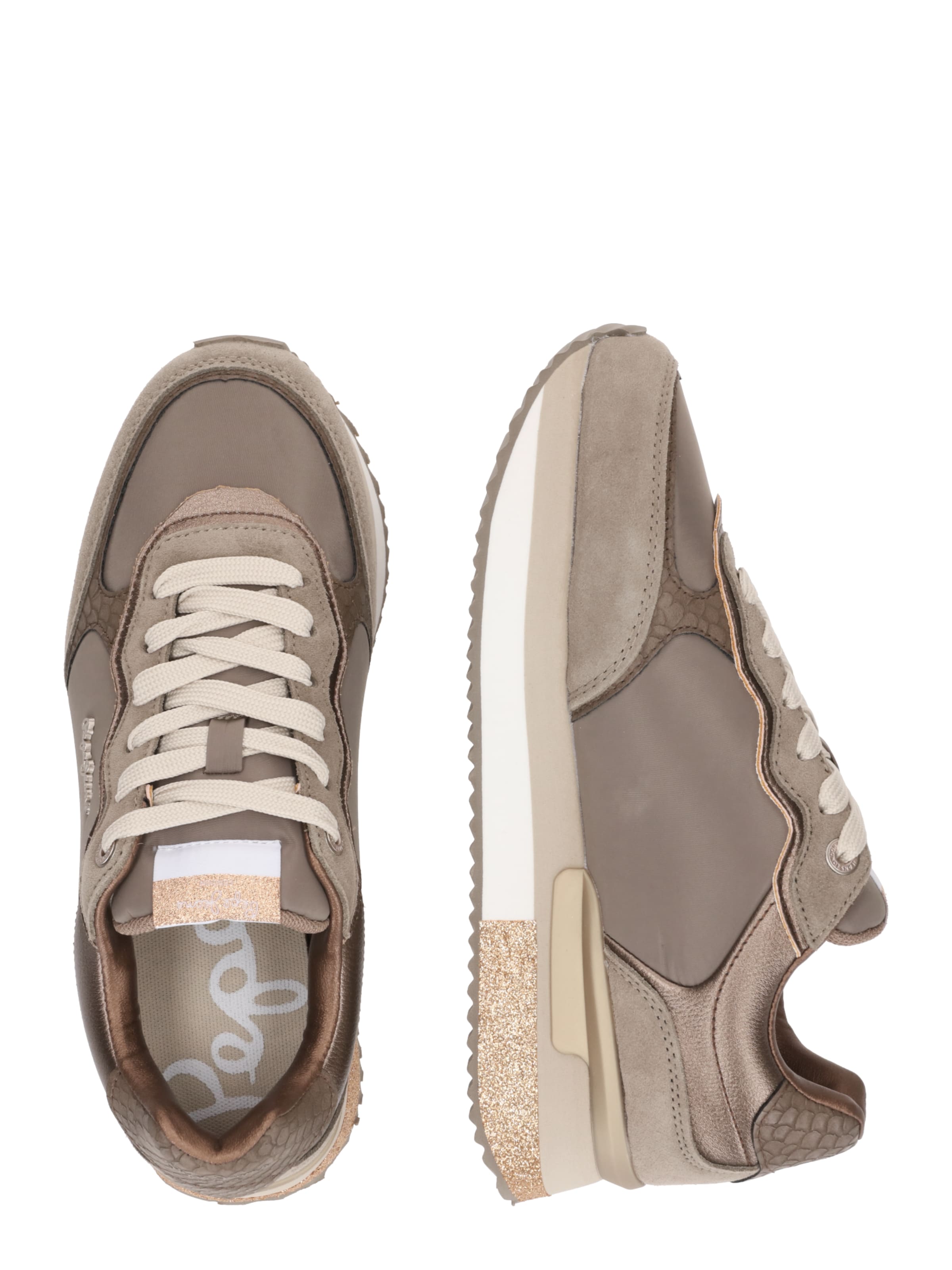 Baskets basses 'Rusper W' Pepe Jeans en beige
