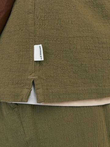 JACK & JONES Comfort fit Button Up Shirt 'JORLuke' in Green