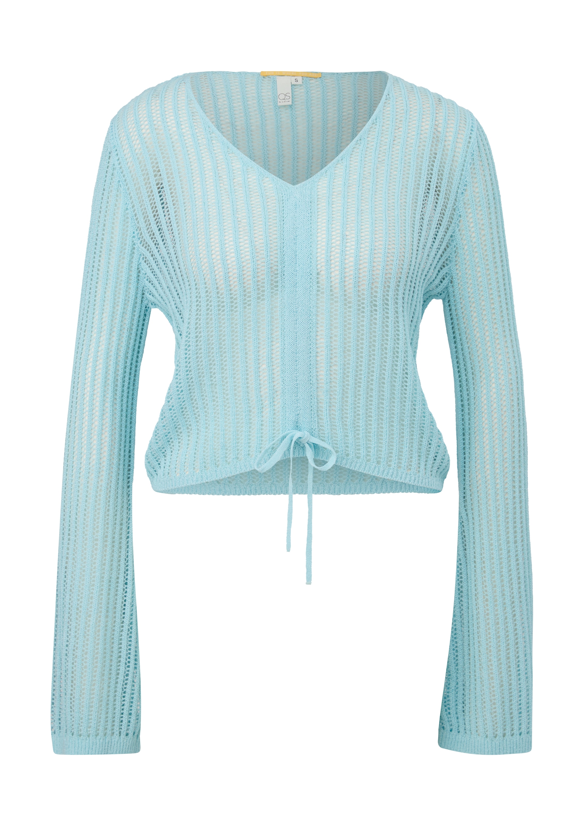 QS Pullover in Blau: Vorderseite