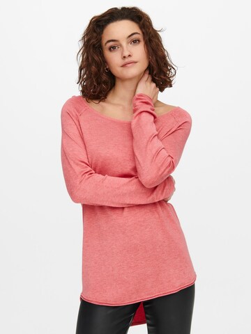 Pull-over ONLY en rose : devant