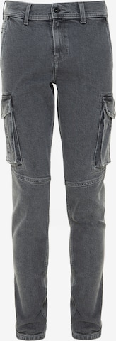 Coupe slim Jeans cargo ' IAN ' BIG STAR en gris : devant