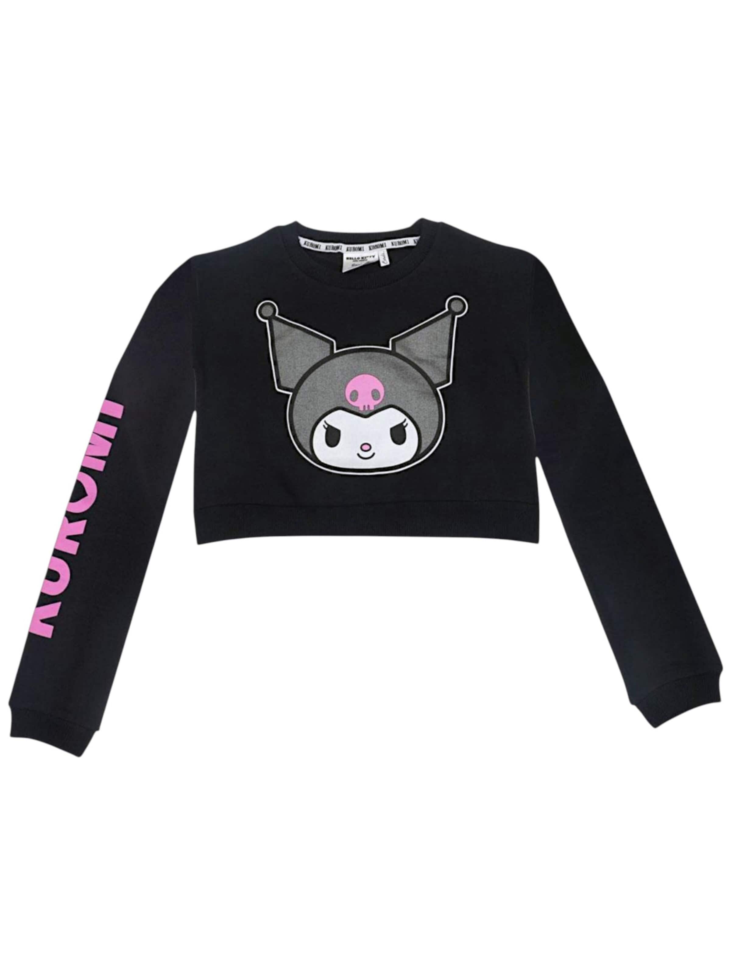 HELLO KITTY Sweatshirt‌‌‌‌‌‌‌‌ in Schwarz: Vorderseite