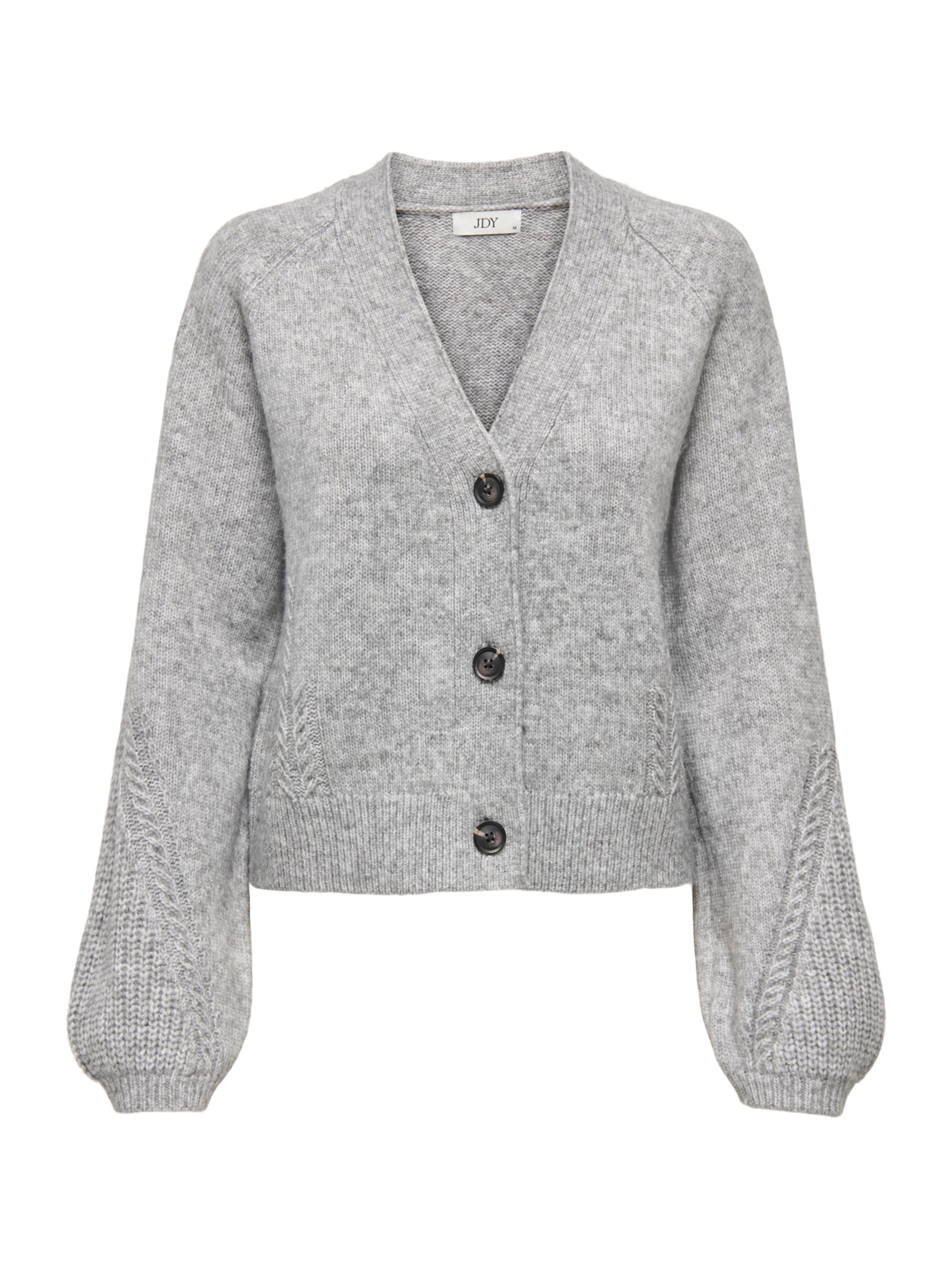 JDY - Cárdigan 'SUSANNA' en gris: frente