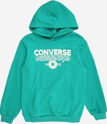 Sweat CONVERSE en vert : devant