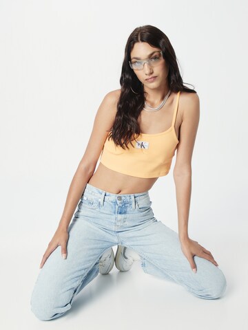 Calvin Klein Jeans Top | oranžna barva