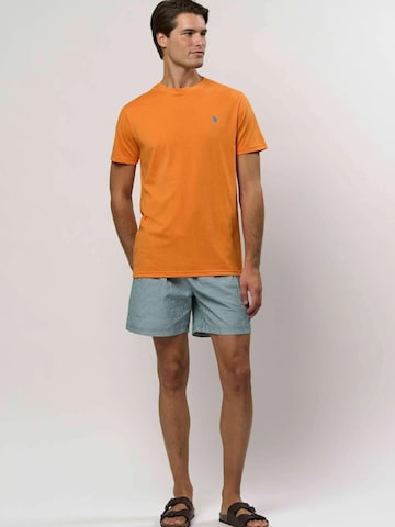 U.S. POLO ASSN. Regular Fit Paita ' Arjun ' värissä oranssi