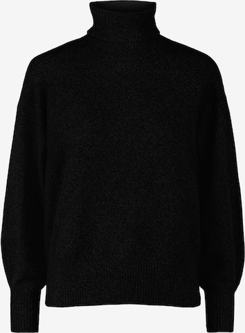 Pieces Petite Pullover 'Cava' in Schwarz: predná strana