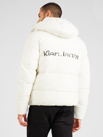 Calvin Klein Jeans Between-season jacket 'Essential' in White