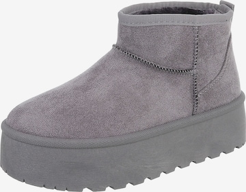 Ital-Design Boots in Grey: front