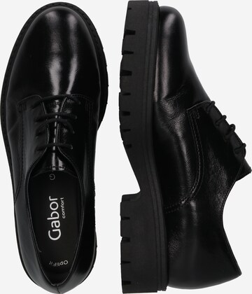 GABOR - Sapato com atacadores em preto