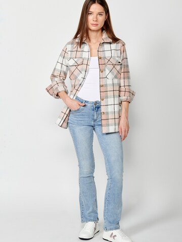 KOROSHI Bluse i grå