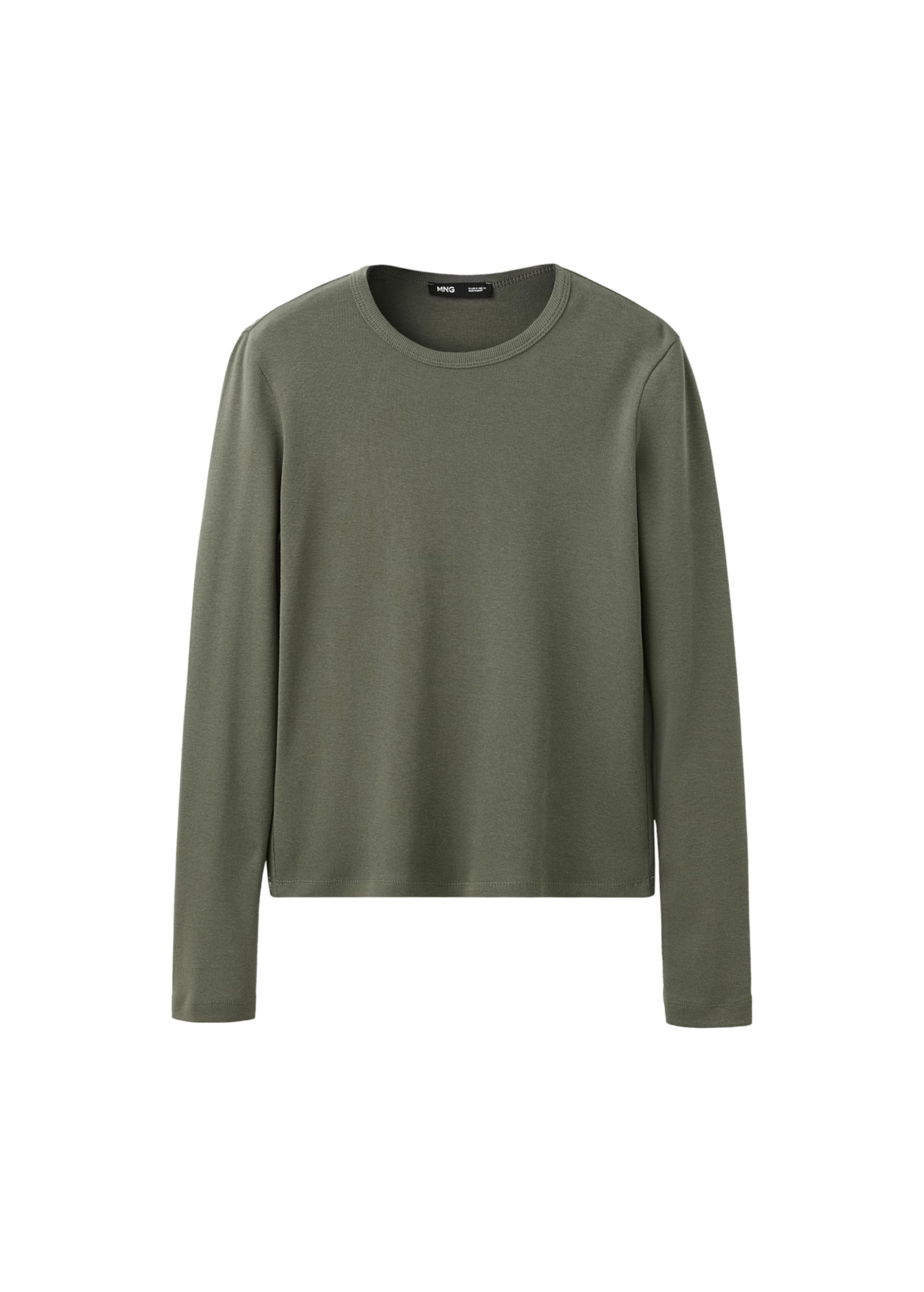 Tricou 'ENI' pe XXS MANGO pe verde stuf, Vizualizare produs