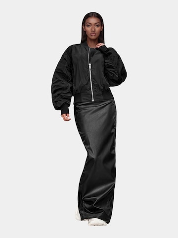 Made By Society Between-Season Jacket 'LINEAR BREACH Jacket - J27163' in Black: front