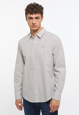 MUSTANG Regular fit Button Up Shirt in Grey: front