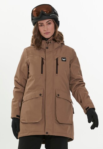 Whistler Sports jacket 'Cargo' in Brown: front