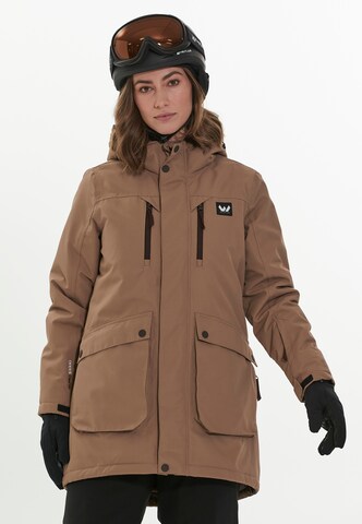 Whistler Athletic Jacket 'Cargo' in Brown: front