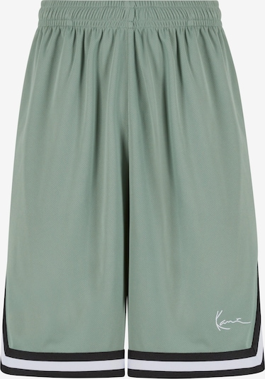 Kelnės ' ' iš Karl Kani, spalva – alyvuogių spalva, Prekių apžvalga