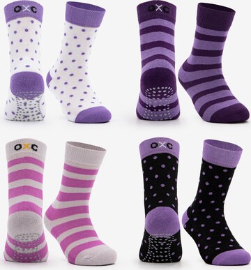 Occulto Socks 'Scivolo' in Purple